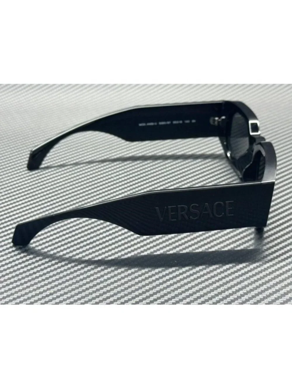 New Versace Men Black Sunglasses 55-18-140